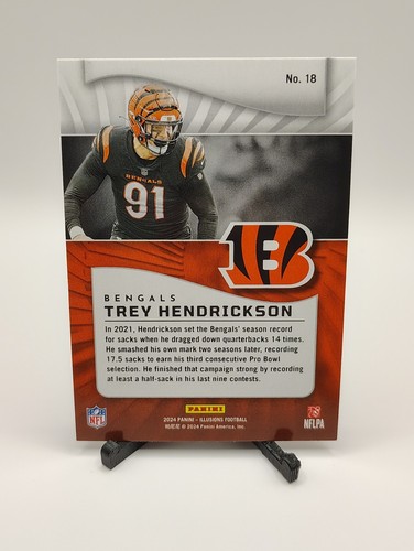 CINCINNATI BENGALS 3-CARD LOT 2024 Panini Illusions BURROW/CHASE/HENDRICKSON - Picture 7 of 7