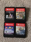 Lot of 4 Nintendo Switch Games Cartrdrige only POWER RANGERS ARK BIG BUCK LEGO