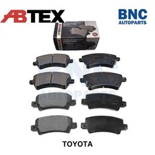 Abtex Front and Rear Brake Pads fits TOYOTA COROLLA 2001-2008