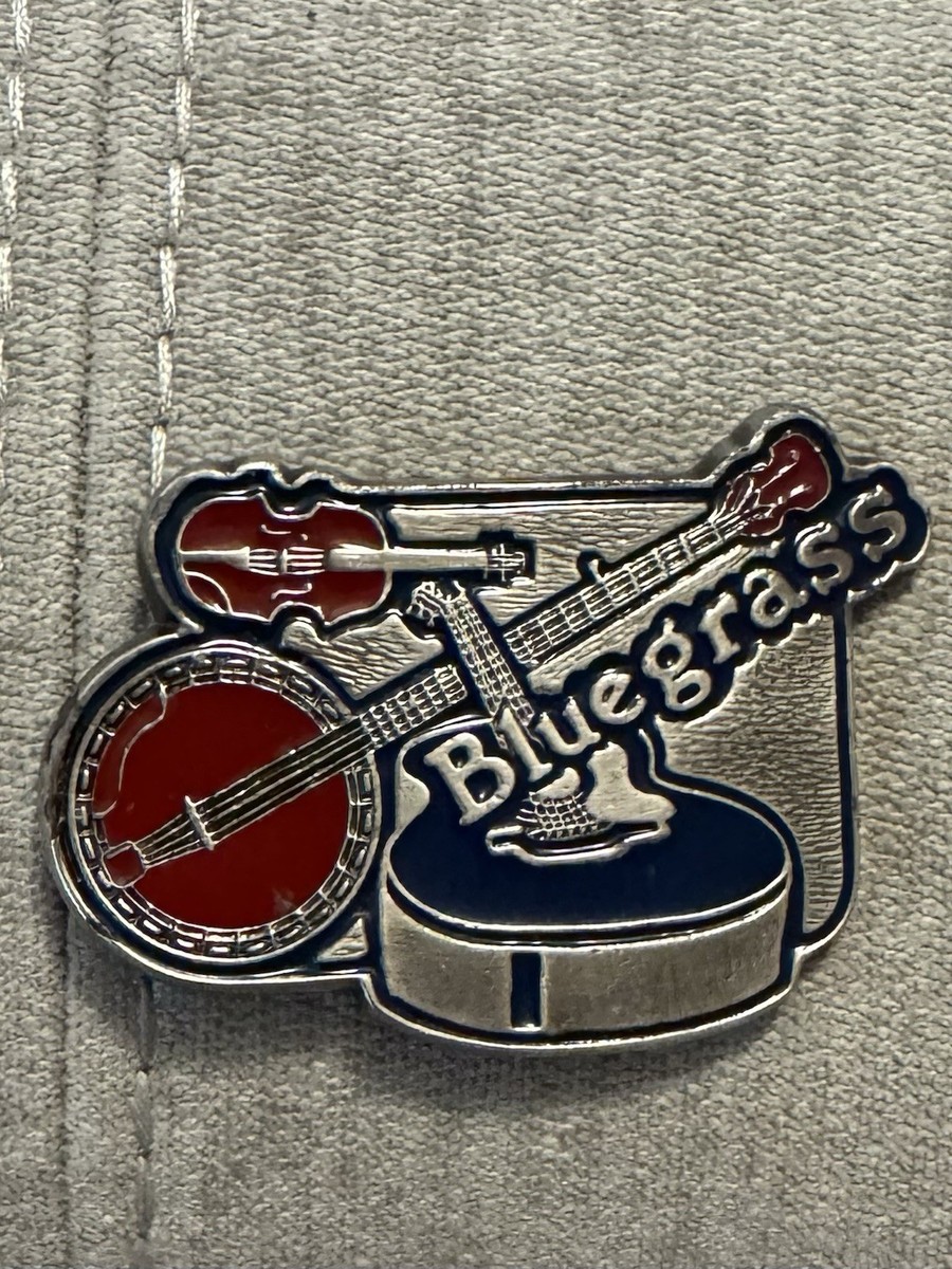 Vintage bluegrass Musical Instrument Belt Buckle