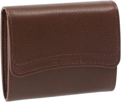 [Il Bisonte] Bi-fold Geldbörse, Herren/Damen Größe, Kartenetui (dunkelbraun)