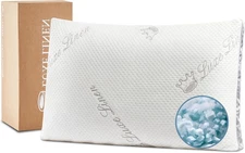 Queen Bed Pillows, Shredded Memory Foam Pillows, Adjustable Bed Pillow, 20"x30"