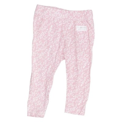 Tiny One, Leggings, Größe: 68, Pink/Weiß, Baumwolle/Elasthan, Blumen #dD6
