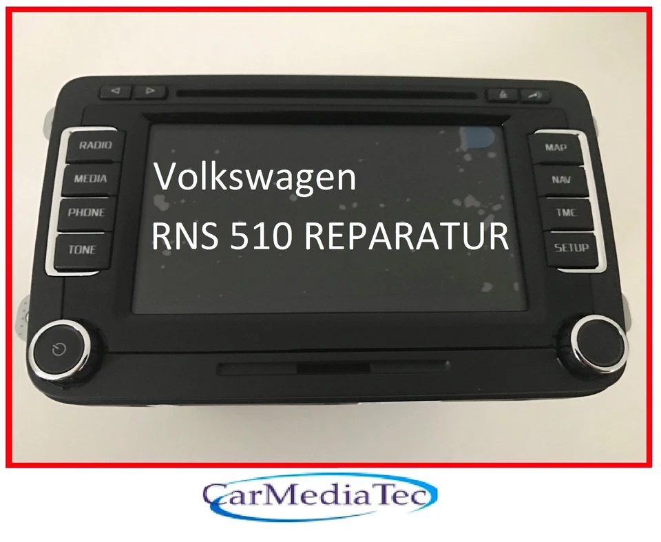 VW RNS510 RNS 510 Navigation Navi Reparatur Service Instandsetzung Hilfe Update - Bild 2 von 2