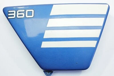 Yamaha XS 360 1U4 Seitendeckel rechts blau Verkleidung Seite cover fairing - Bild 1 von 4