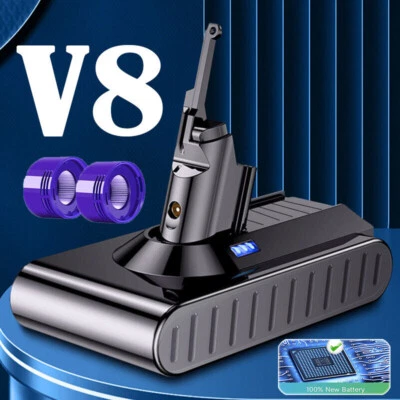 BONACELL 9000mAh V8 Battery for Dyson V8 Cordless Vacuum Absolute Cleaner SV10 / Filter