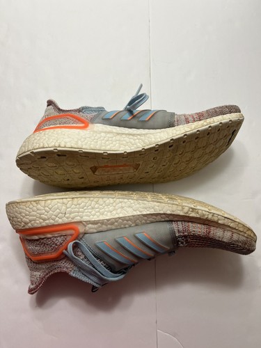 Adidas Running Shoes Ultra Boost 19 Blue Coral White G27483 Women Sz 11 - Picture 5 of 8