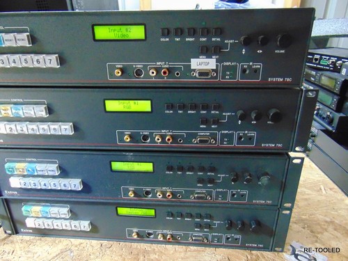 (1) Extron 7SC 7x2 System Switcher & Integrated Video Scaler Rackmount - Picture 5 of 10
