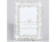 Lawrence 4x6 Jasmond Silver Metal & Crystal S...