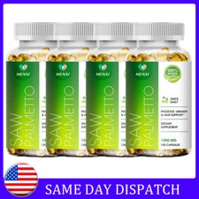 Saw Palmetto Extract 1000mg Prostate Supplement Urinary Men Health 120 Capsules