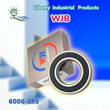 6006-2RS Ball Bearing Supreme Rubber Sealed 30x55x13 mm By Premium Bearing