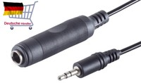 Klinkenst. 3,5Mm Stereo/ Klinkenbuchse 6,3Mm, 0,2M