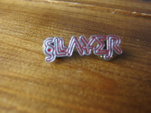 Pin insignia Slayer metal esmalte logotipo palo con pinbacks - Imagen 2 de 4