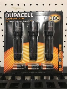 duracell durabeam ultra led flashlight 550 lumens 3 count