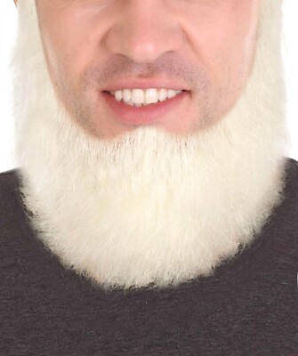 Men's Long Beard Set White Cosplay Facial Hair M-1215