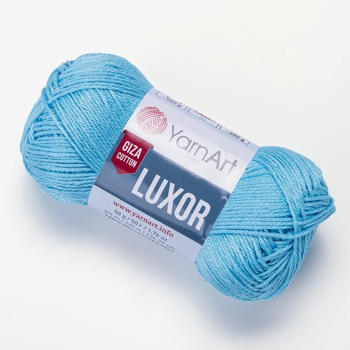 100% Mercerised Cotton Knitting Yarn 4ply Giza Cotton, Yarnart Luxor Crochet 50g - Picture 37 of 98