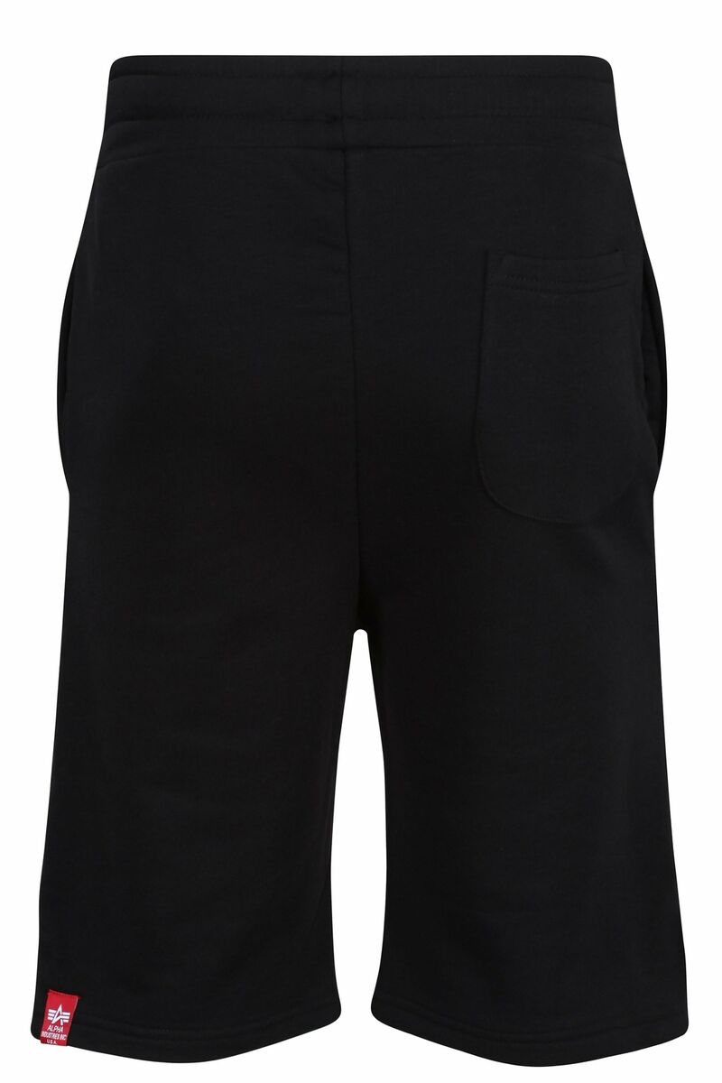 eBay Basic Logo Sweat Shorts ALPHA AI Black INDUSTRIES | Print
