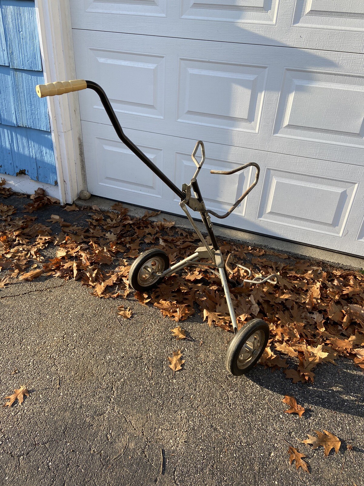 Vtg AJAY AFUQUA Golf Bag Clubs Vtg AJay Playmate PushPull Golf Bag