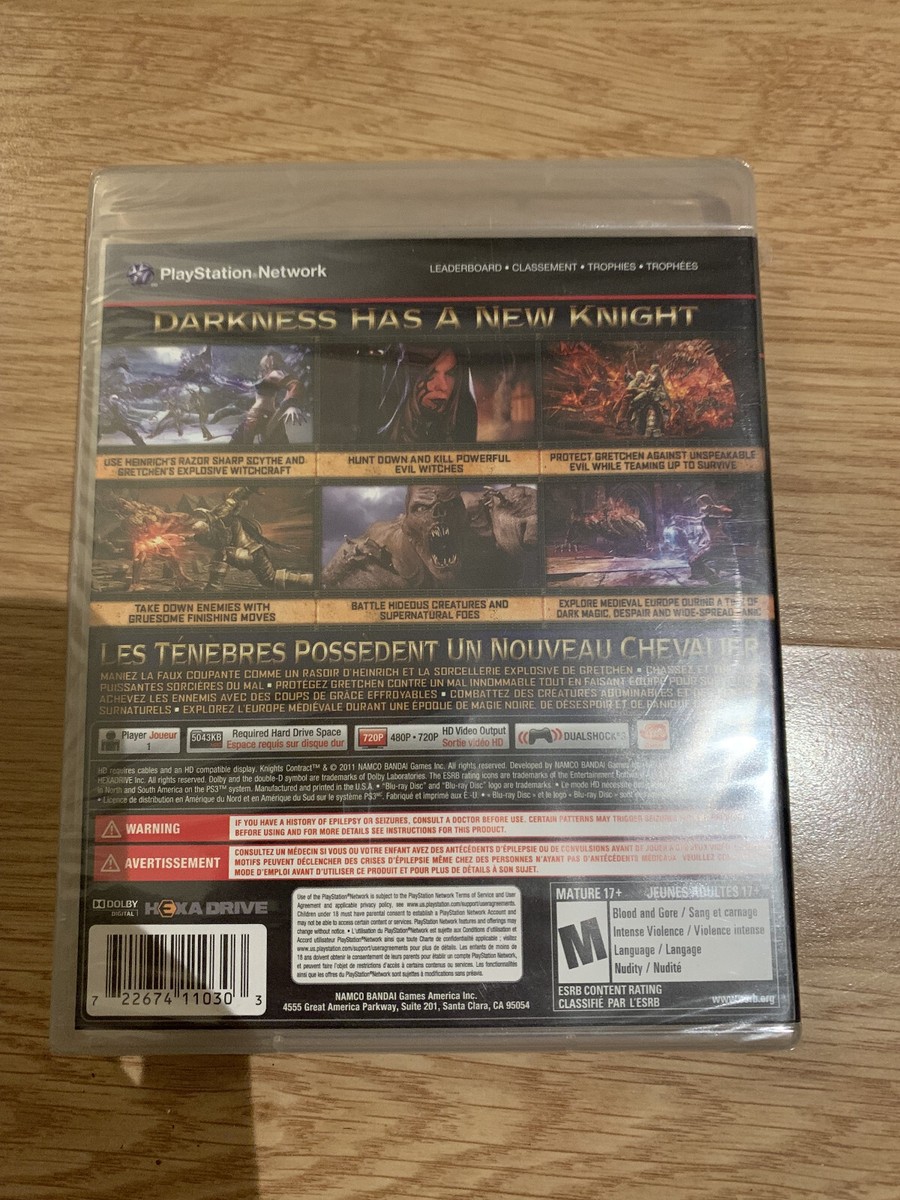 Knights Contract (Sony PlayStation 3, 2011) for sale online