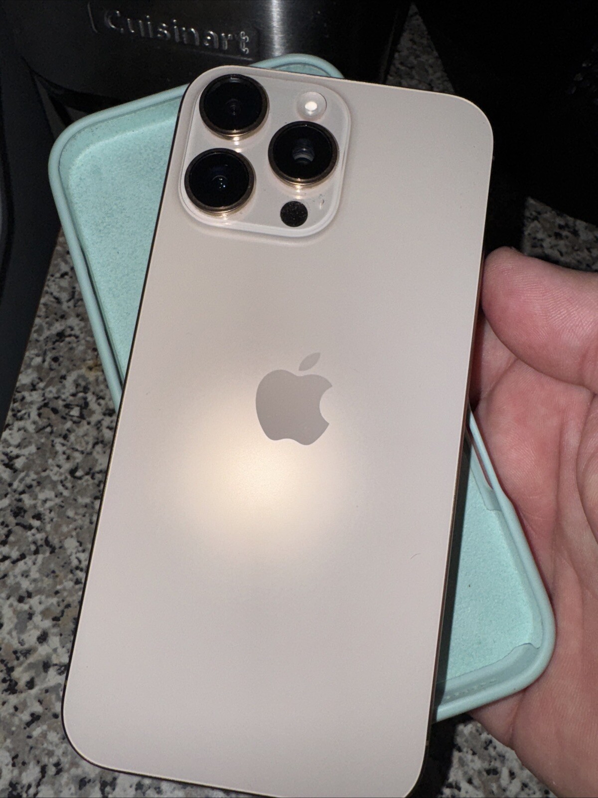 iphone 16 pro max unlocked 256gb used Gold-image