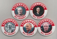 BILL SHANKLY LIVERPOOL FC 55MM  MAGNETS X5