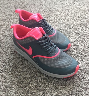 gray and pink air max