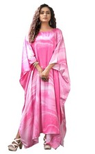 Women Plus Size Kaftan Satin Caftan Long Maxi Dress Kimono Sleeve Evening Gown