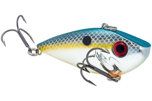 Leurre Crankbait Sans Lèvre Strike King Redeyed Shad 1/4 Oz - Avec Hochet, Pour Brochet, Perche, Sandre