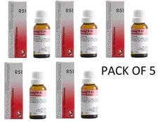 Dr. Reckeweg R51 Drops 22ml x 5 | Thyroid Function Balance | | Free Ship