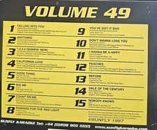 SF049        SUNFLY KARAOKE CDG VERY RARE, NOT SOLD IN THE USA LOT UK