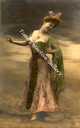 Actriz eduardiana francesa Arlette Dorgere (1) - principios del siglo XX - impresión fotográfica histórica - Imagen 1 de 1