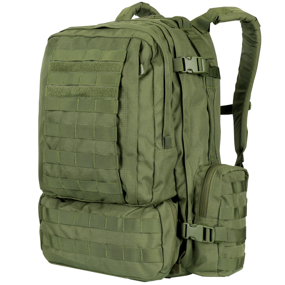 Condor 125 3-Day Assault Pack 50L Large Hunting Hiking Vented Belt
