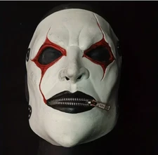 Vintage Jim Root Mask Latex Scary Halloween Horror Killer Costume Props Adult