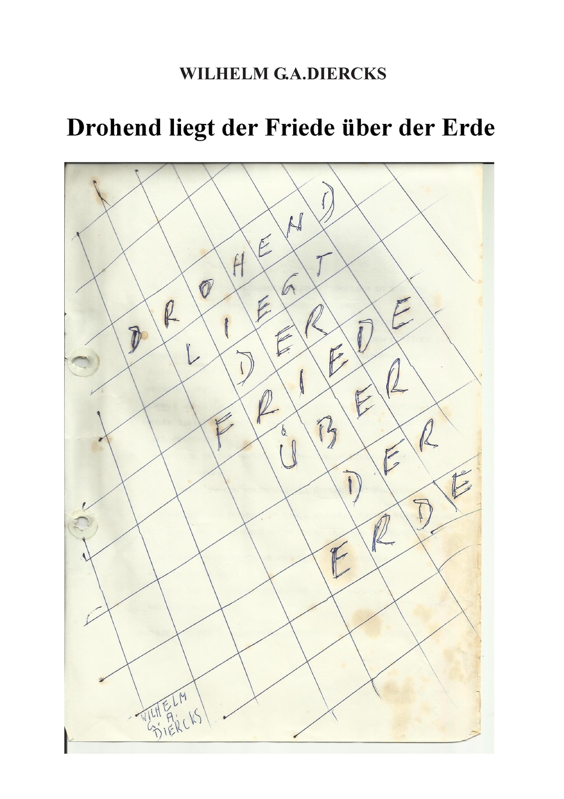 Thumbnail - Wilhelm G. A. Diercks | Drohend Liegt Der Friede Über Der Erde |