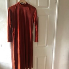 Crinkle Rust Dress 18,16