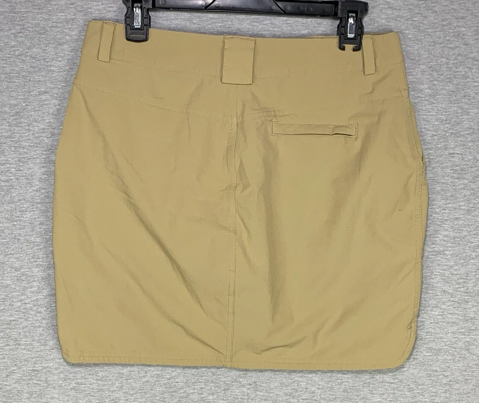 Eastern Mountain Sports Nylon Golf Skort Womens Size 4 Beige Tennis Outdoor Hike - Image 4 of 4