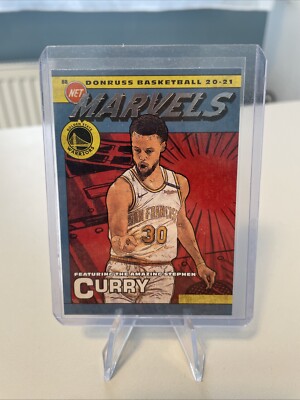 2020-21 Panini Donruss Basketball Stephen Curry Marvels