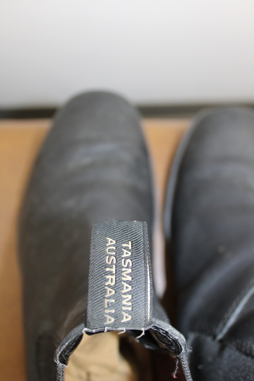 Blundstone Black Leather Chelsea Dress Boots, Size 8.5