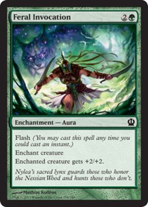 Feral Invocation x4 - Theros - NM-Mint, English - Theros