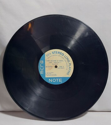 BLUE NOTE'S THREE DECADES OF JAZZ, 1939-49, VOL. 1-BLUE NOTE 89902, (NO Sleeve)