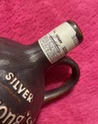 Rare Hussong Silver Tequila Round Bottle Clay Vase Jug Bar Home Decor — photo 9