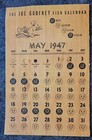 1947 Outdoor Trails Joe Godfrey Fish Calendar Kearns Equipment Milwaukee 8 Wis — photo 2