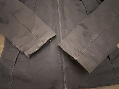 J Lindeberg Jacket Brown Canvas Cotton European Motorcycle Style Jacket Sz MED - Picture 14 of 23