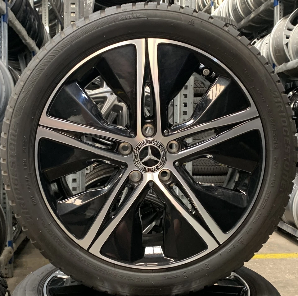 4 Orig Mercedes-Benz Winterräder 225/45 R18 91H B W247 A W177 A1774010500 1472 - Bild 2 von 3