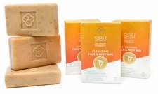 SIBU Beauty Cleansing Face & Body Bar, 3pk/6 pk /9 pk 3.5 oz each