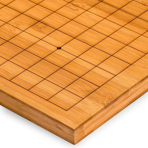 Complete Bamboo Go Game Set with 19x19 Board, Melamine Stones & Tutorial Booklet - Picture 7 of 11