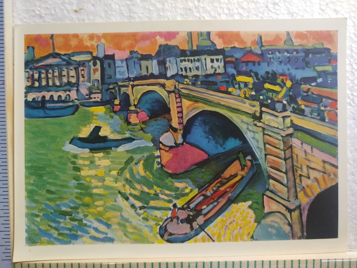 Derain、London:The Bridge、希少画集画、新品額付 Postcard London Bridge By André Derain, London, England | eBay
