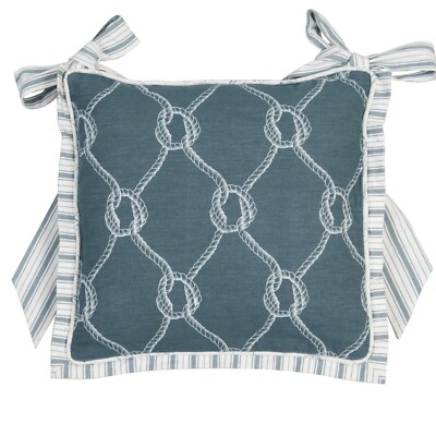 Stuhlkissenhülle 40 x 40 cm Baumwolle maritim Let's Sail Away Clayre & Eef