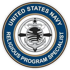 U.S. Navy Religious Program Specialist Bumper Sticker Military Vinyl Decal 5"