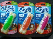 3 Hartz Chew n Clean Tuff Bone BACON SCENTED ...